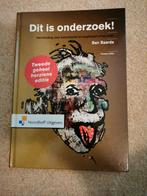 B. Baarda - Dit is onderzoek!, Ophalen of Verzenden, B. Baarda, Management, Zo goed als nieuw