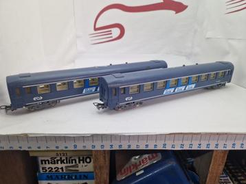 Set nederlandse Jouf wagons met interieur H0 beschikbaar voor biedingen