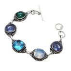 topaas multi stenen,armband, Overige kleuren, Verzenden, Nieuw, Met edelsteen