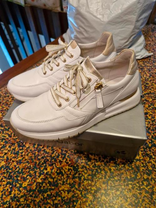 Zgan Gabor witte sneakers leer maat 40, Kleding | Dames, Schoenen, Zo goed als nieuw, Sneakers of Gympen, Wit, Ophalen of Verzenden