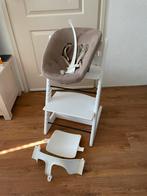 🧡 Witte Stokke Tripp Trapp Newborn en Babyset Kinderstoel🧡, Kinderen en Baby's, Kinderstoelen, Ophalen, Gebruikt, Meegroeistoel