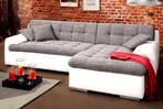 Nieuwe moderne hoekbank wit grijs trendy loungebank, Keizer, Keizer, Hoekbank, Ophalen of Verzenden