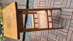 Vintage houten bijzettafel – charmant en stevig!, Ophalen, Zo goed als nieuw