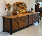 Dressoir, Werkbank, Vintage werkbank, Werkbank met lades, Antiek en Kunst, Ophalen of Verzenden