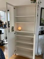 IKEA vitrinekast Oxberg/Billie + extra bovenkast, Huis en Inrichting, Ophalen, Glas, 50 tot 100 cm, 150 tot 200 cm