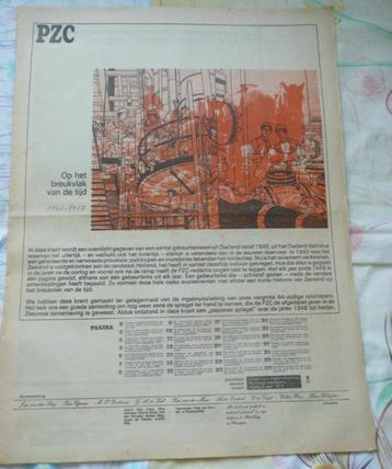 5 Kranten-/knipselpakketten over Zeeland beschikbaar voor biedingen