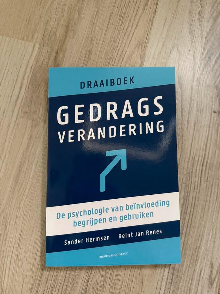 Reint Jan Renes - Draaiboek gedragsverandering, Boeken, Wetenschap, Zo goed als nieuw, Ophalen of Verzenden