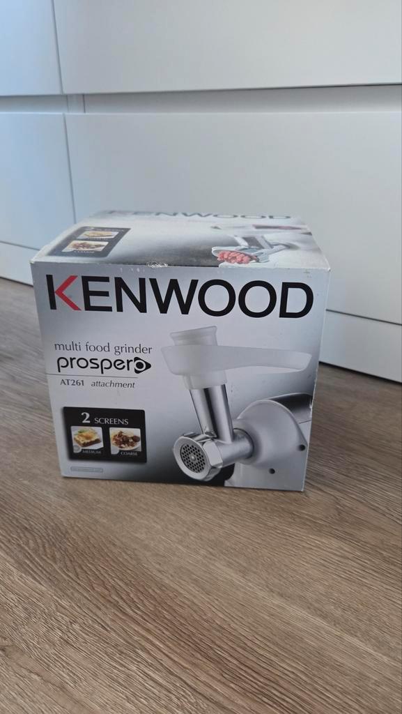 Kenwood Vleesmolen Opzetstuk, Witgoed en Apparatuur, Keukenmixers, Zo goed als nieuw, Minder dan 1 liter, 1 snelheid, Vaatwasserbestendig