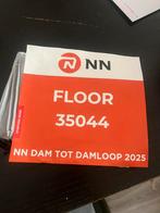 Startnummer dam tot dam loop (16km), Tickets en Kaartjes, Eén persoon, Overige soorten