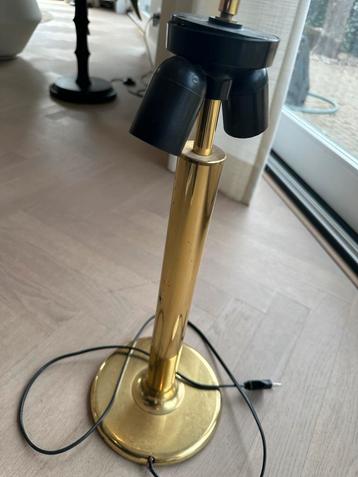 Vintage messing lamp, moet nieuwe bedrading  beschikbaar voor biedingen