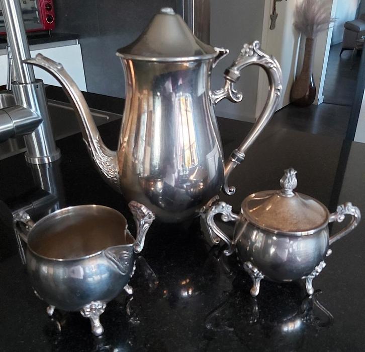 Leonard silver koffie set, Antiek en Kunst, Antiek | Servies compleet, Ophalen of Verzenden