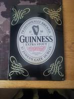 GUINNESS BEER - 252 - GUINNESS EXTRA STOUT, Ophalen, Nieuw, Reclamebord, Plaat of Schild, Overige merken
