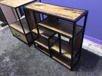 Indistrueel Wandrek + Nachtkastje, Huis en Inrichting, Kasten | Overige, Ophalen, Zo goed als nieuw