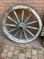 Karre wiel wagen wiel 100+ jaar oud., Ophalen, Zo goed als nieuw