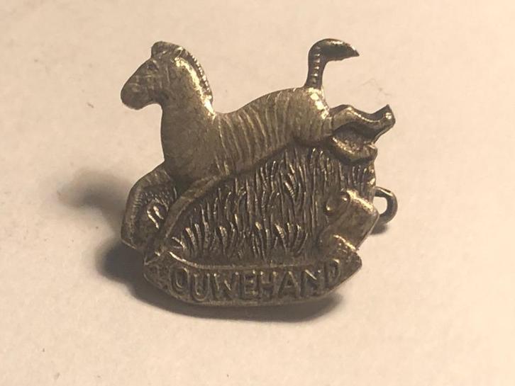 Metalen OUWEHAND DIERENTUIN ZEBRA Broche (Metaalkleur)., Verzamelen, Speldjes, Pins en Buttons, Zo goed als nieuw, Speldje of Pin