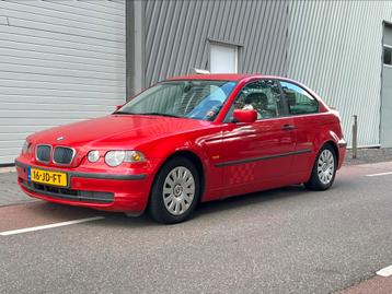 BMW 3-Serie 1.8 TI 316 Compact 2002 Rood beschikbaar voor biedingen