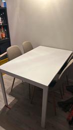 Fijne compacte Eettafel 125X75, Huis en Inrichting, Tafels | Eettafels, Ophalen, 100 tot 150 cm, 50 tot 100 cm, Zo goed als nieuw