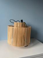 Hanglamp Rotan Karwei, Huis en Inrichting, Lampen | Hanglampen, Ophalen, Gebruikt, Hout, Minder dan 50 cm