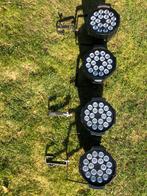 4x LED par RGBW 18x12 watt, Ophalen of Verzenden, Zo goed als nieuw, Licht, Kleur