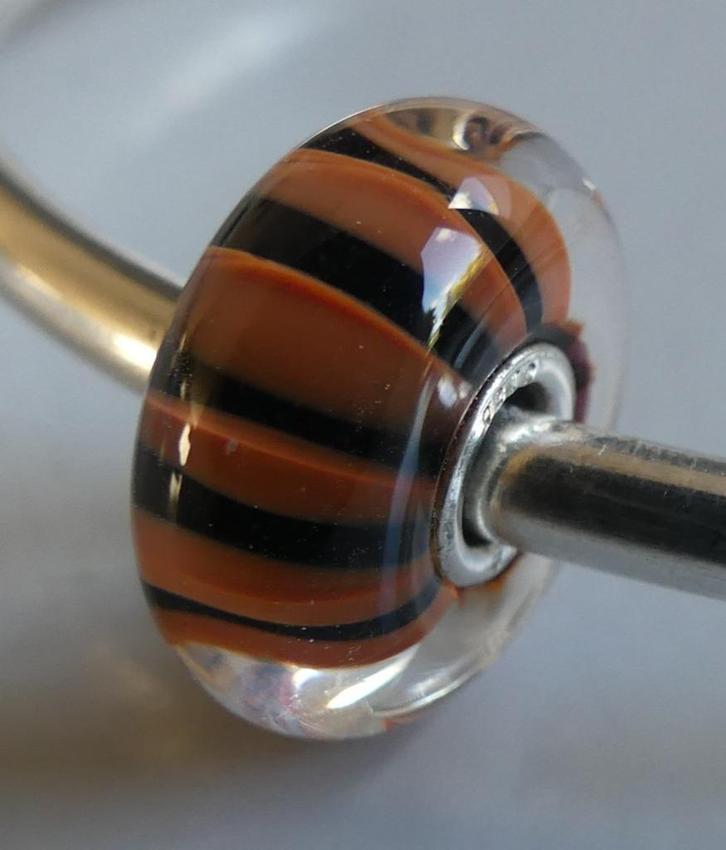 Trollbeads KORAALSTREPEN  **NIEUW**, Sieraden, Tassen en Uiterlijk, Bedels, Nieuw, Trollbeads, 1 bedel, Verzenden