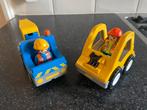 1-2-3 Playmobil Takelwagen en shovel- graafmachine, Ophalen of Verzenden, Zo goed als nieuw
