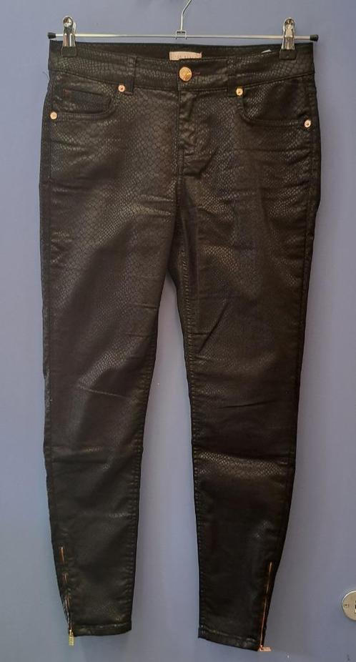 Ted Baker zwarte snakeprint broek ritsen onder mt 28 S 43303, Kleding | Dames, Broeken en Pantalons, Zo goed als nieuw, Maat 36 (S)