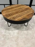 Stafurn salontafel mangohout naturel 80cm, Huis en Inrichting, Tafels | Salontafels, Minder dan 50 cm, Nieuw, Rechthoekig, Ophalen of Verzenden