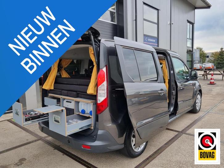 Ford Tourneo Connect Grand 1.6 Titanium Autmaat L2 MINICAMPE, Caravans en Kamperen, Campers, Particulier, tot en met 2, Ford, Benzine