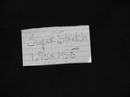 Coupon Superstretch Zwart 1,20 cm x 1,55 cm, Hobby en Vrije tijd, Stoffen en Lappen, 120 cm of meer, Zwart, Nieuw, Ophalen of Verzenden