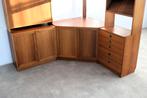 vintage hoekkast | wandkast | jaren 60 | Zweden, Gebruikt, Met deur(en), ., Ophalen of Verzenden