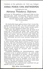 Antwerpen Anna 1899 Hoogeloon 1963 Oostelbeers, Ophalen of Verzenden, Bidprentje