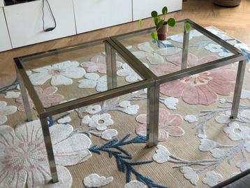 Twee compacte salontafels / bijzettafels | Gallotti & Radice beschikbaar voor biedingen