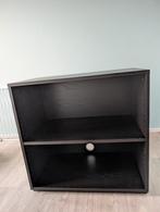 Zwarte Ikea kast met plank - kleine beschadiging, Huis en Inrichting, Ophalen, Overige materialen, Minder dan 50 cm, Gebruikt