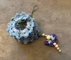Windspinner nigella blauw violet wit groen, Info@kinderworkshops-petra-dongen.nl, Nieuw, Kinderworkshops Petra, Ophalen of Verzenden