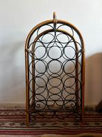 Rotan wijnrek, Huis en Inrichting, Woonaccessoires | Wijnrekken, Ophalen of Verzenden, Zo goed als nieuw, Hout, Minder dan 50 cm