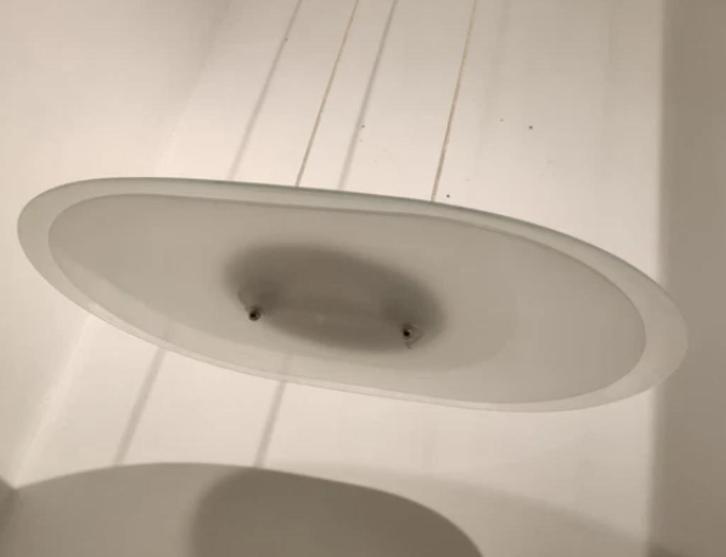 Studio Italia Design plafond lamp, Huis en Inrichting, Lampen | Plafondlampen, Gebruikt, Glas, Metaal, Ophalen of Verzenden