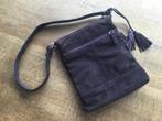 bruin suede tasje., Ophalen of Verzenden, Gebruikt, Bruin
