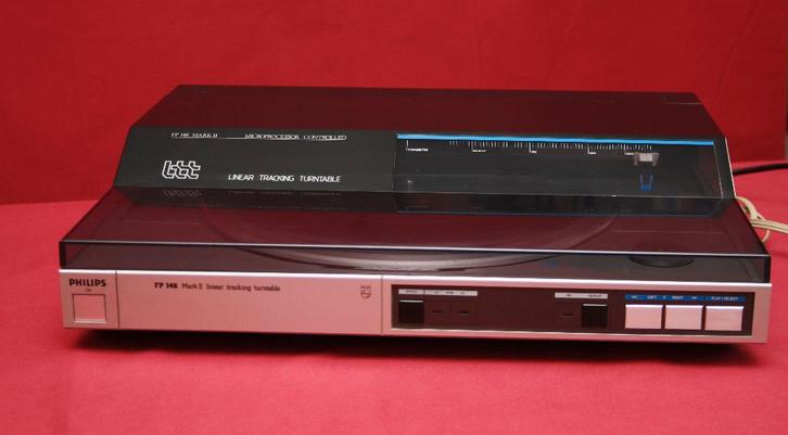 Philips  FP 146  Mark II tangential platenspeler =1984=, Audio, Tv en Foto, Platenspelers, Zo goed als nieuw, Platenspeler, Philips