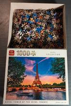 Eiffel tower legpuzzel 1000 stukjes, King, Ophalen of Verzenden, 500 t/m 1500 stukjes, Zo goed als nieuw