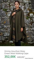 Jimmy hourihan wollen cape poncho, Kleding | Dames, Gucci, Ophalen of Verzenden, Zo goed als nieuw, Groen