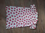 Big shirt korte mouwen maat XL van Hema rood met beige, Hema, Ophalen of Verzenden, Zo goed als nieuw, Maat 46/48 (XL) of groter