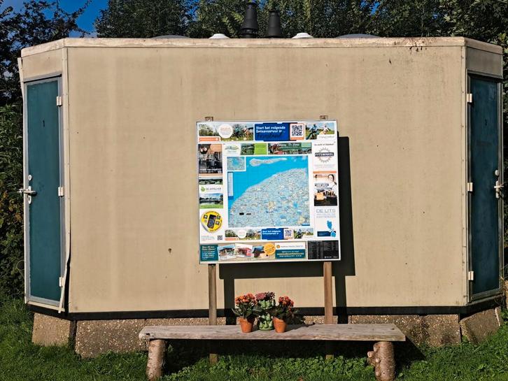 4x privé sanitairgebouw camping douche wc ed van keulen unit, Doe-het-zelf en Verbouw, Sanitair, Overige typen, Ophalen of Verzenden