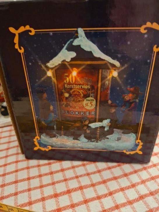 Typisch Hollands, Lemax Oude reclame zuil ❤️, Verzamelen, Poppetjes en Figuurtjes, Zo goed als nieuw, Ophalen of Verzenden