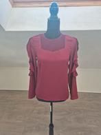 Bordeaux blousje. S, Verzenden, Zo goed als nieuw, Maat 36 (S), Rood
