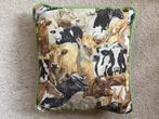 Koe kussen   Klein // 22x20 cm, Ophalen of Verzenden, Vierkant