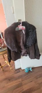 jas winter met bont mr 40/42 pr 35e, Ophalen of Verzenden, Zo goed als nieuw, Maat 42/44 (L), Bruin