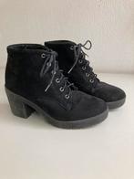 Schoenen, laarsjes maat 38 enkellaars met hak, dames, Zwart, Lage of Enkellaarzen, Ophalen of Verzenden, Gedragen