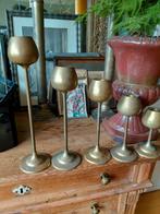 Vintage koperen kandelaars, Ophalen of Verzenden, Koper of Brons