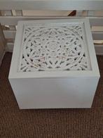 Prachtige brocante houten opbergkist op wieltjes, 50 tot 100 cm, Nieuw, Ophalen of Verzenden, Minder dan 50 cm