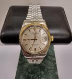 rolex datejust 36mm Linen dial, Goud, Gebruikt, Ophalen of Verzenden, Polshorloge